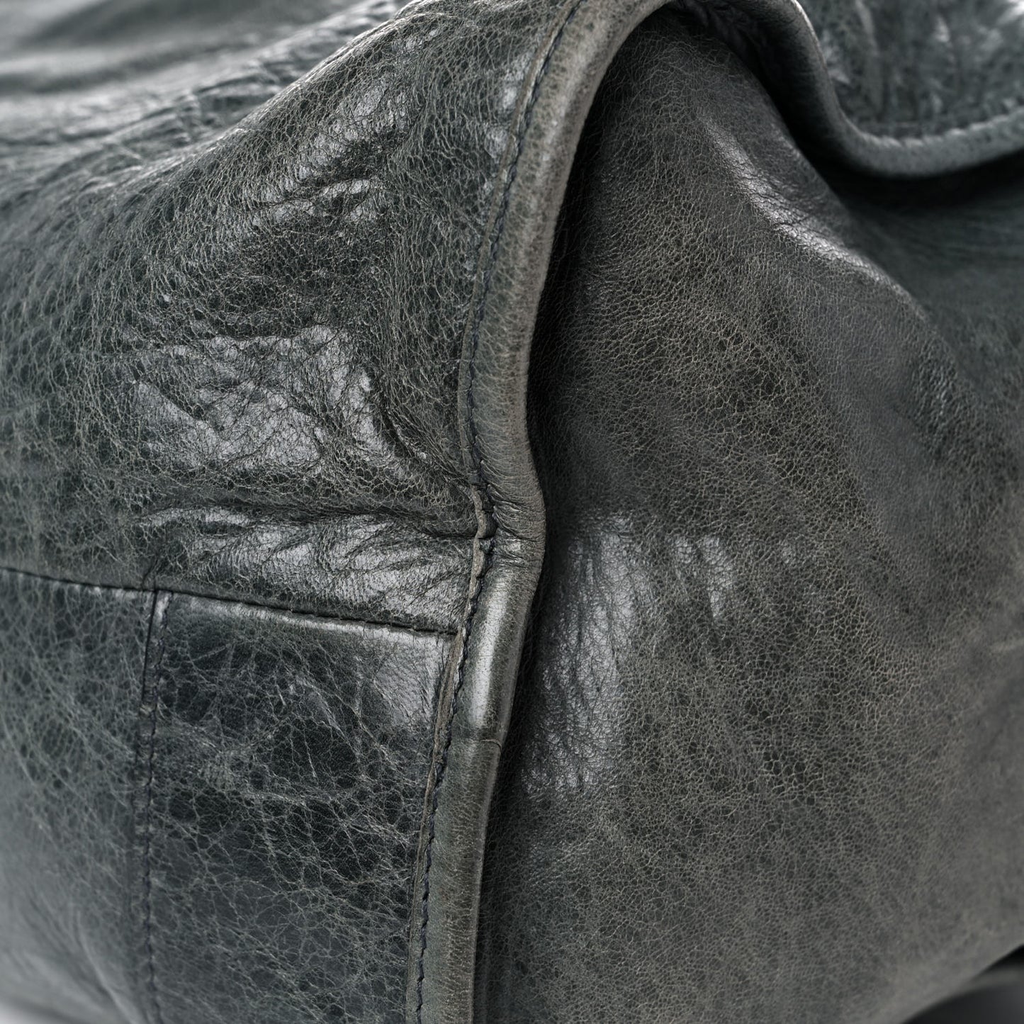 Agneau Classic Hardware Maxi Twiggy Anthracite