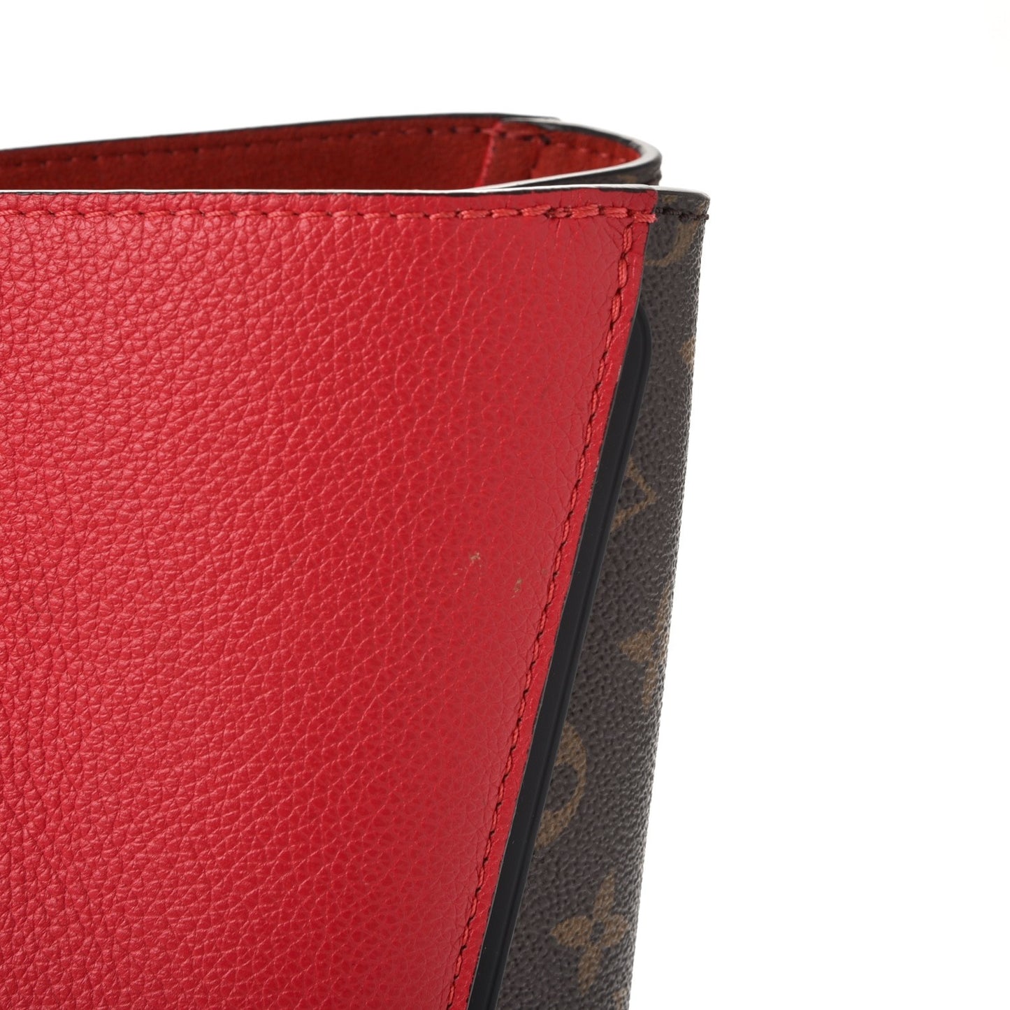 Calfskin Monogram Kimono Tote Poppy