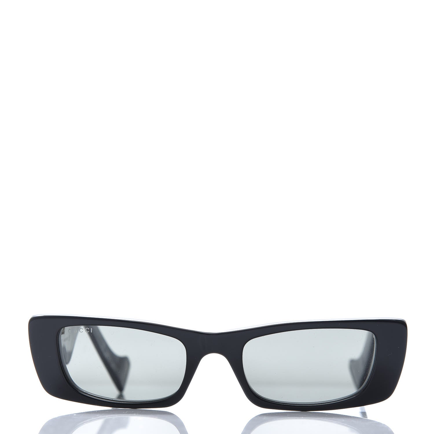 Gucci Acetate Rectangular Sunglasses GG0516S Black 2 of 9