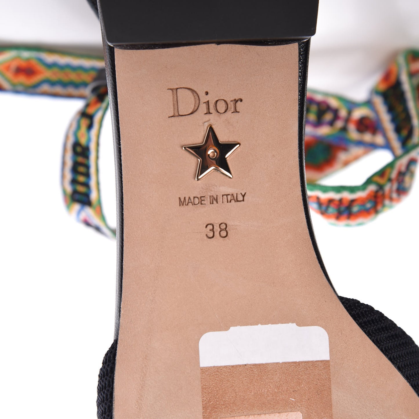 Technical Canvas J'adior It Flats 38 Black Multicolor