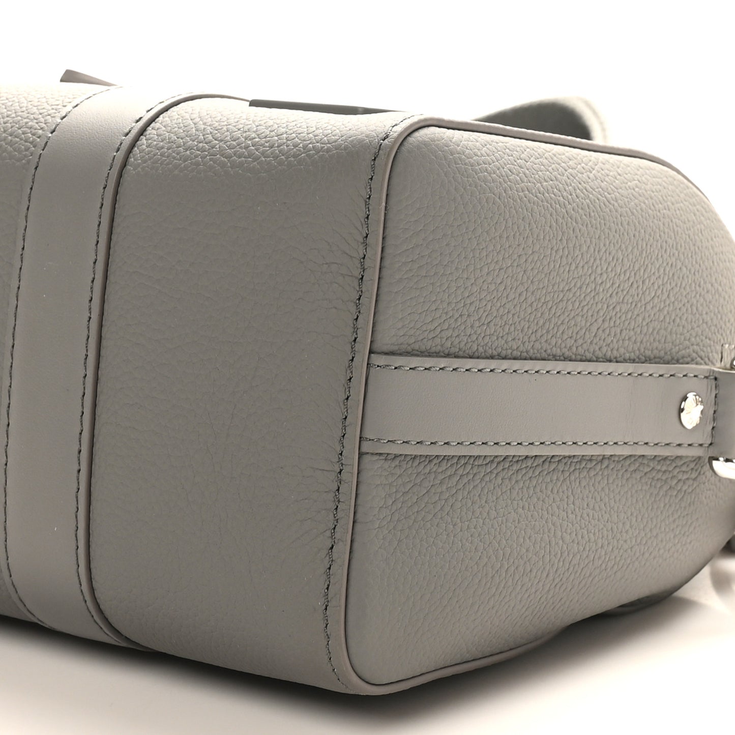 Grained Calfskin Aerogram City Keepall Gris