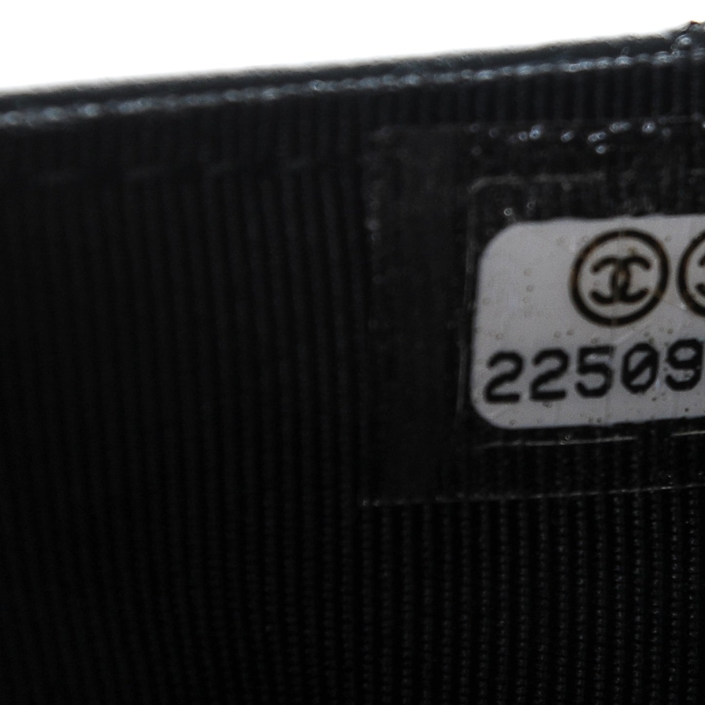 Lambskin Quilted Wallet On Chain WOC Black