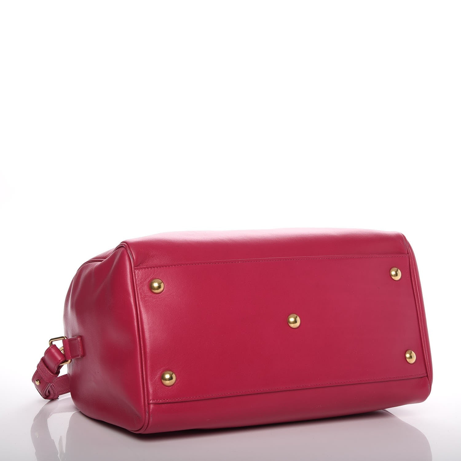 Saint Laurent Calfskin Classic Duffle 6 Fuchsia 5 of 16