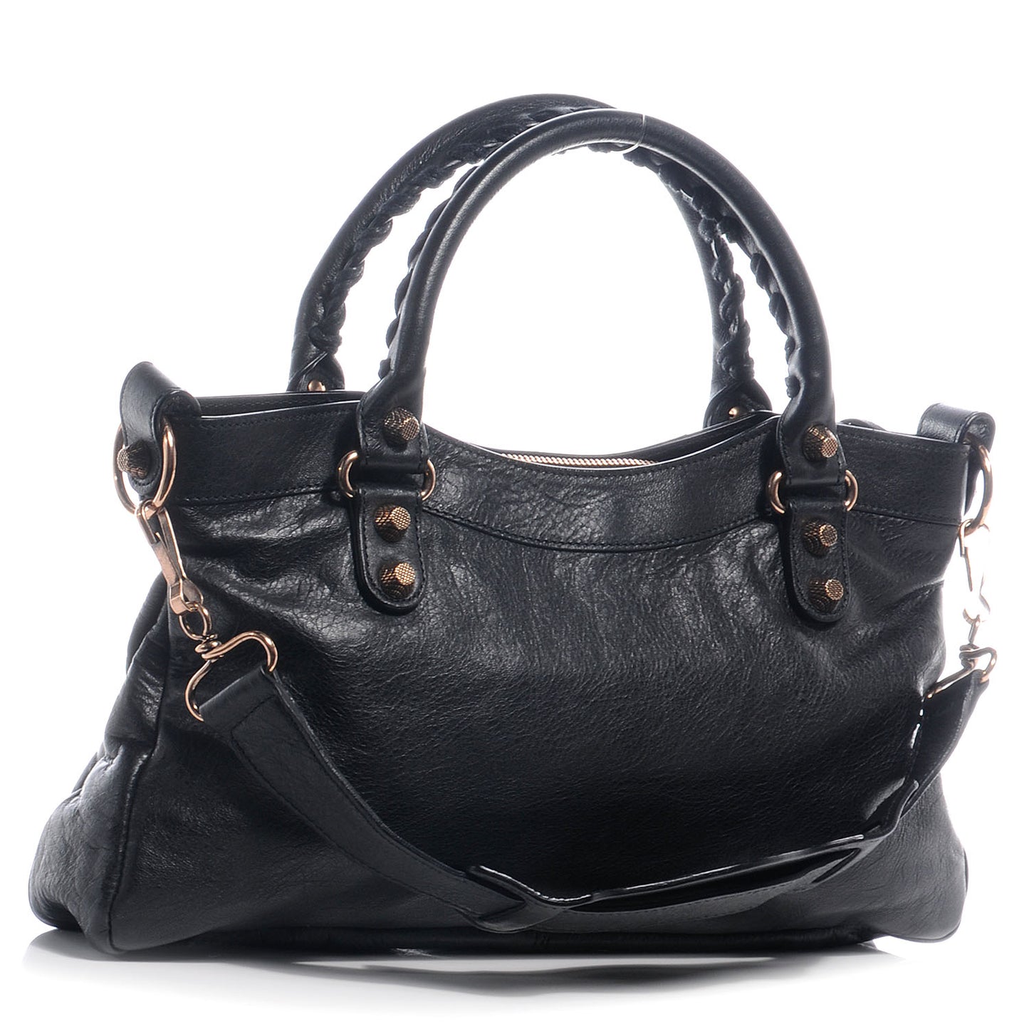Agneau Giant 12 Rose Gold Hardware First Black