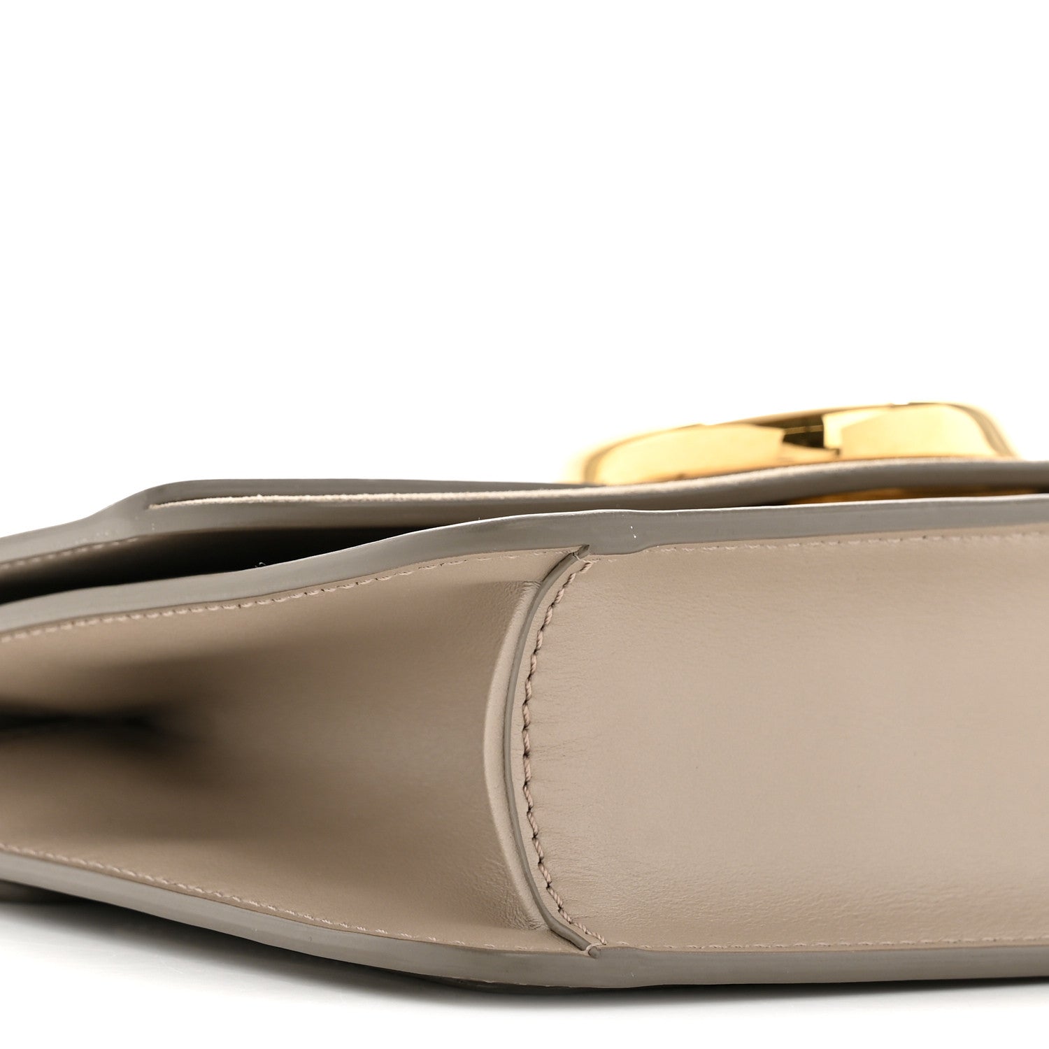 Chloe Calfskin Suede C Clutch With Chain Motty Grey 9 of 13