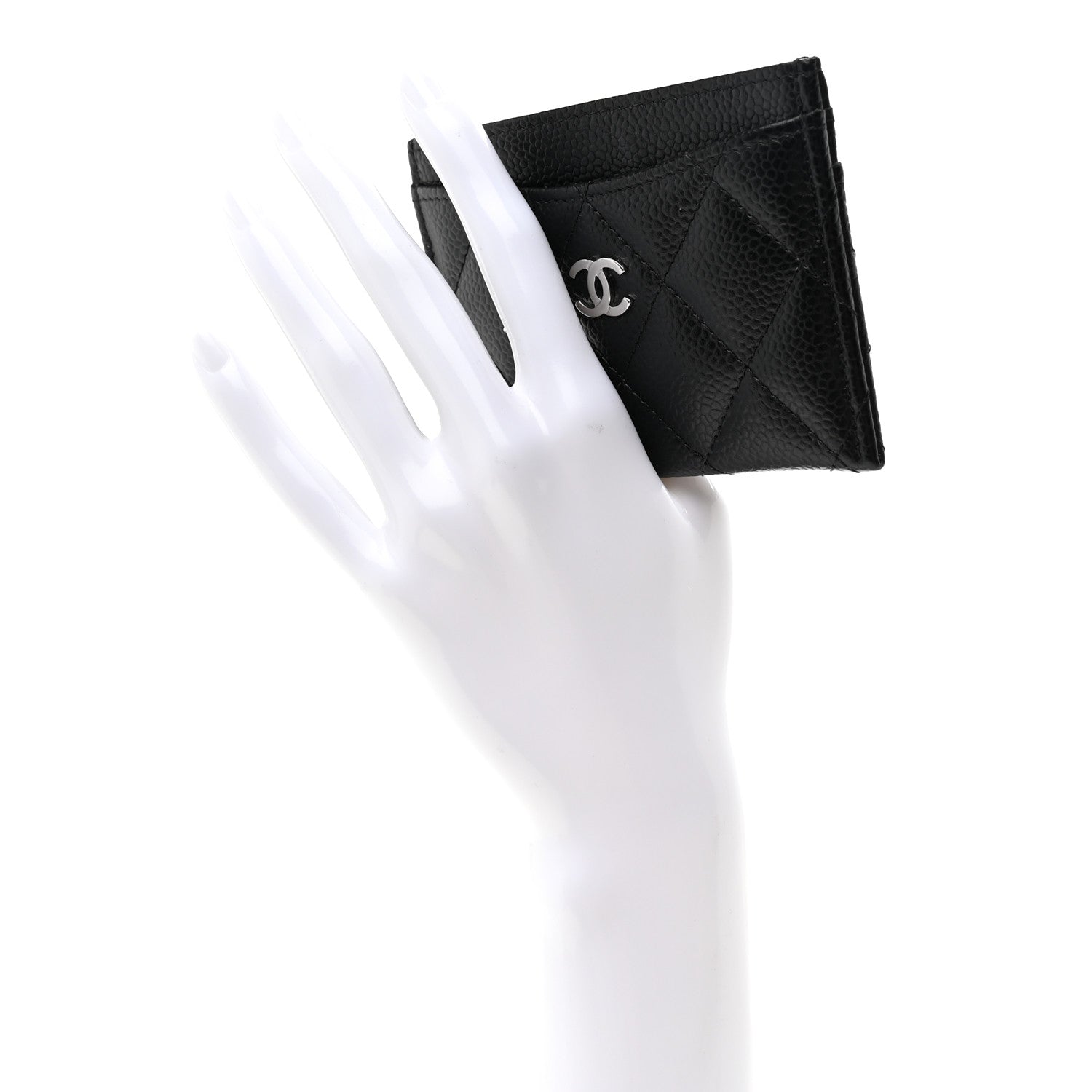Chanel Caviar Quilted Card Holder Black 5 of 20