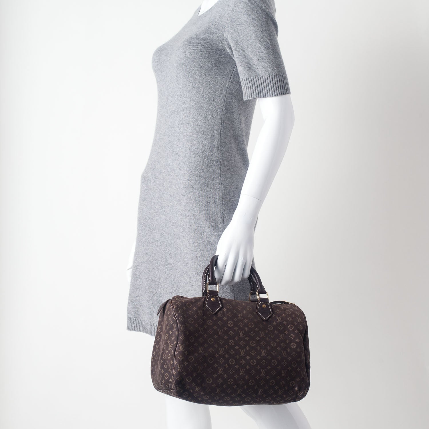 Louis Vuitton Mini Lin Speedy 30 Ebene 2 of 8