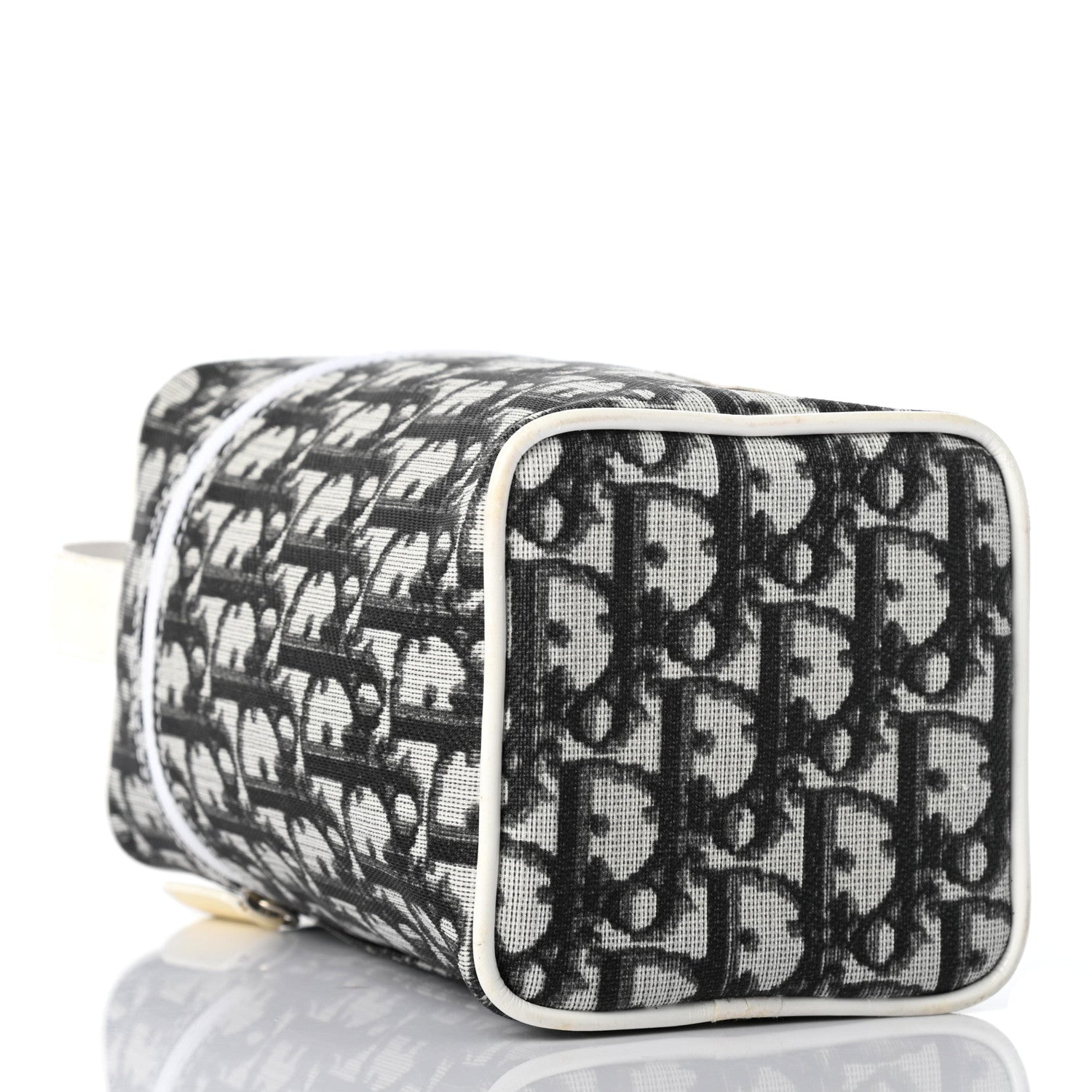 Christian Dior Monogram Vanity Case Black White 4 of 10