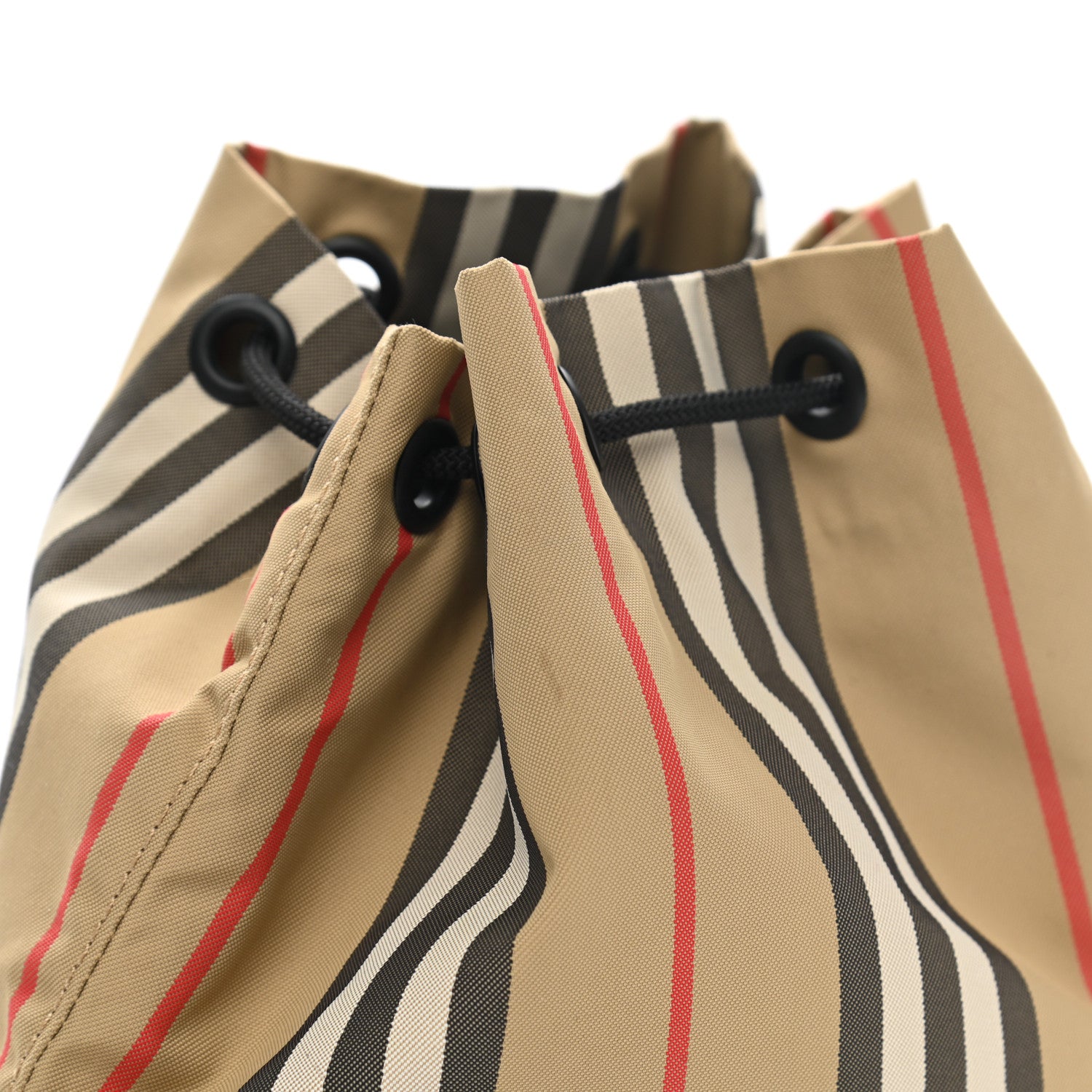 Burberry Econyl Icon Stripe Phoebe Drawcord Pouch Archive Beige 12 of 12