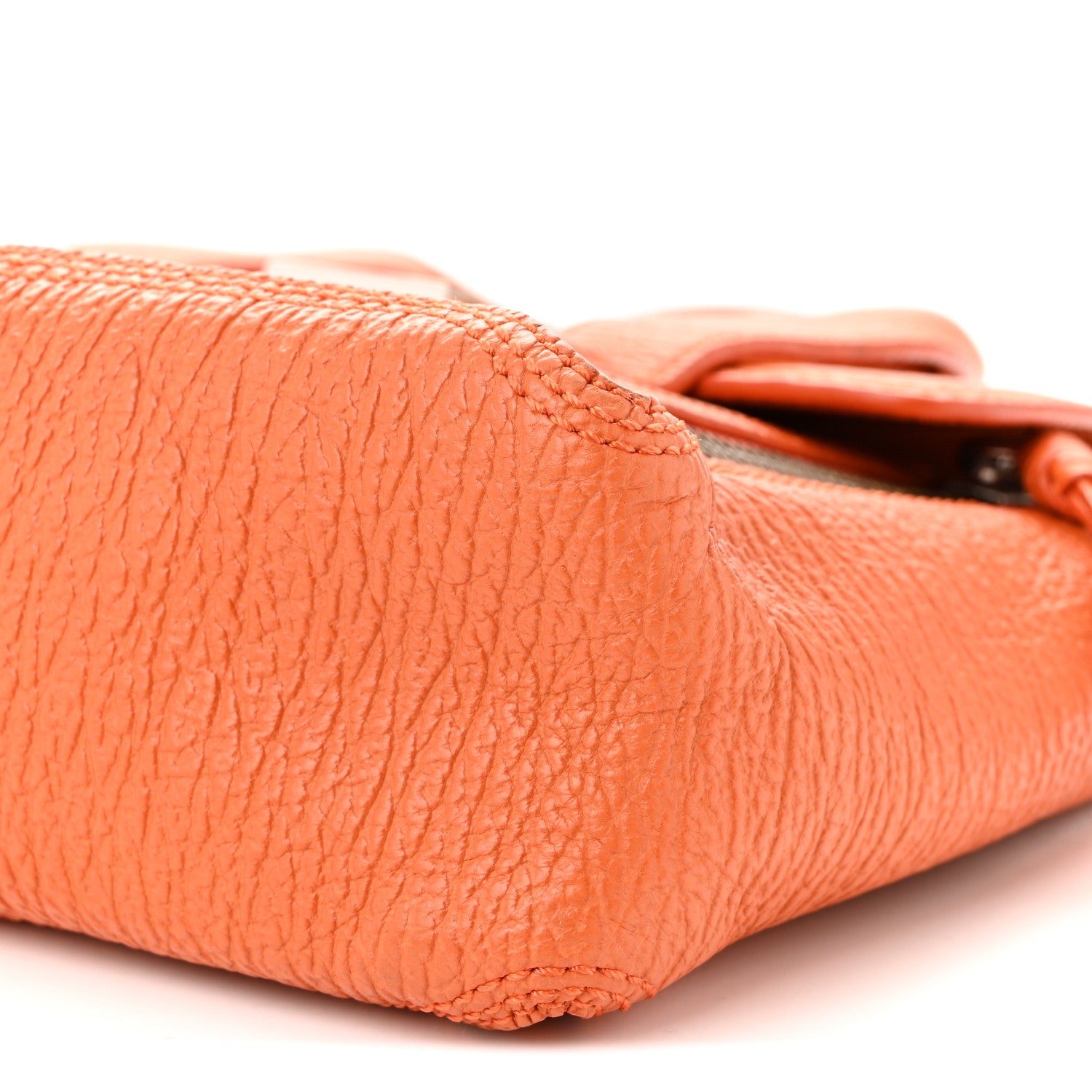 3.1 Phillip Lim Textured Calfskin Mini Pashli Satchel Orange