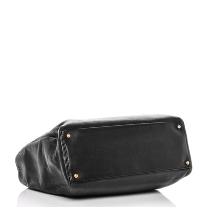 Chanel Calfskin Cerf Executive Shopper Tote Black 4 of 7
