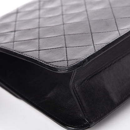 Chanel Lambskin Quilted Medium Single Flap Black 13 of 16