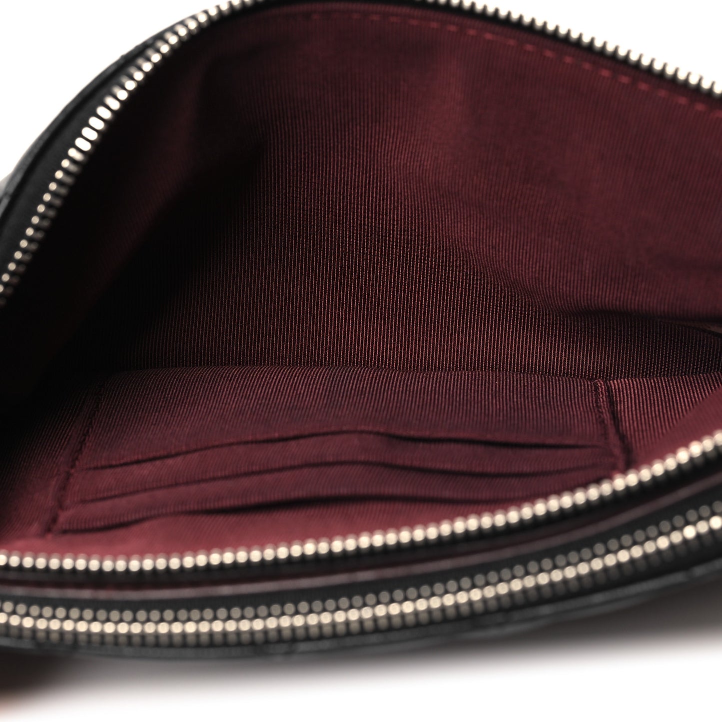 Lambskin Quilted Small Clutch With Chain Black