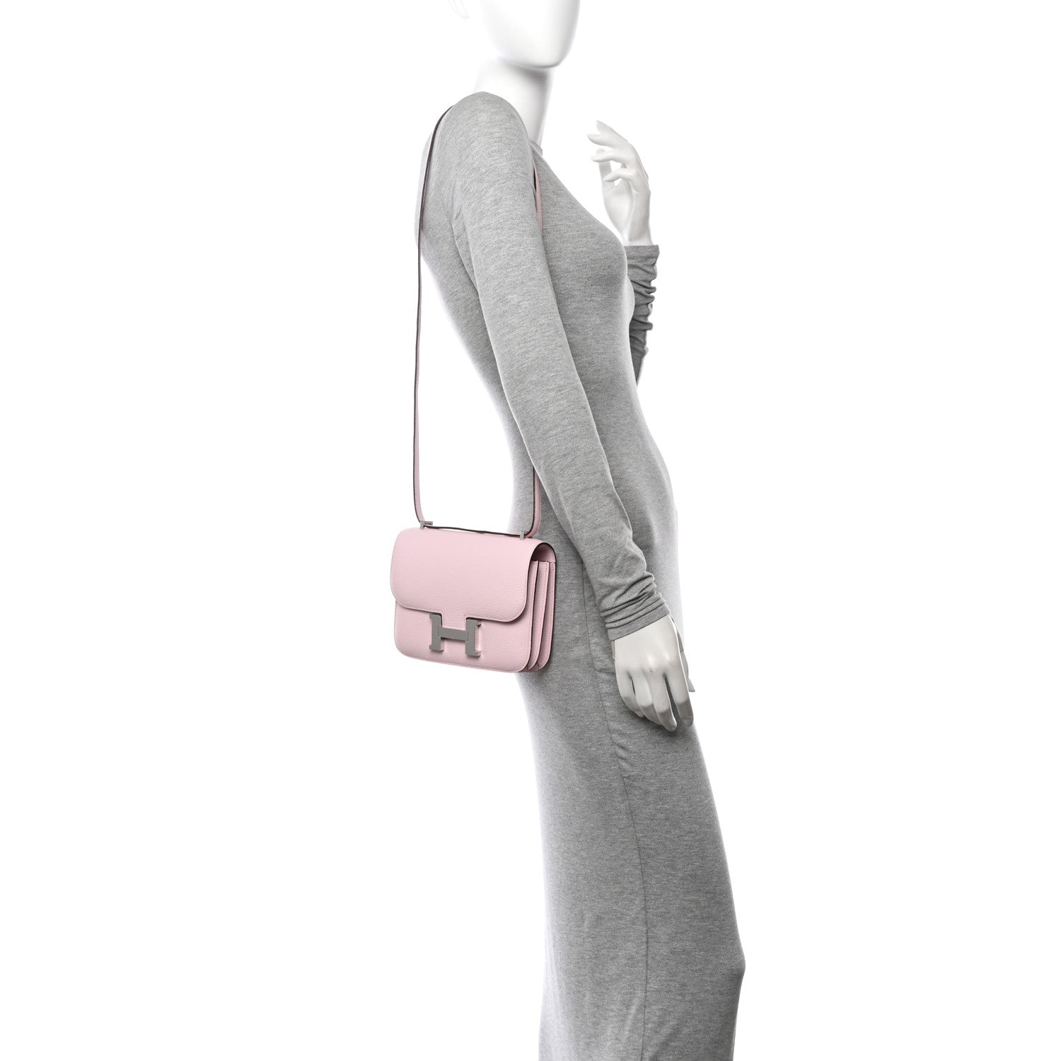 Hermes Chevre Mysore Constance 18 Rose Darling 2 of 12