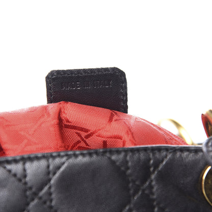 Christian Dior Lambskin Cannage Large Lady Dior Black 10 of 10