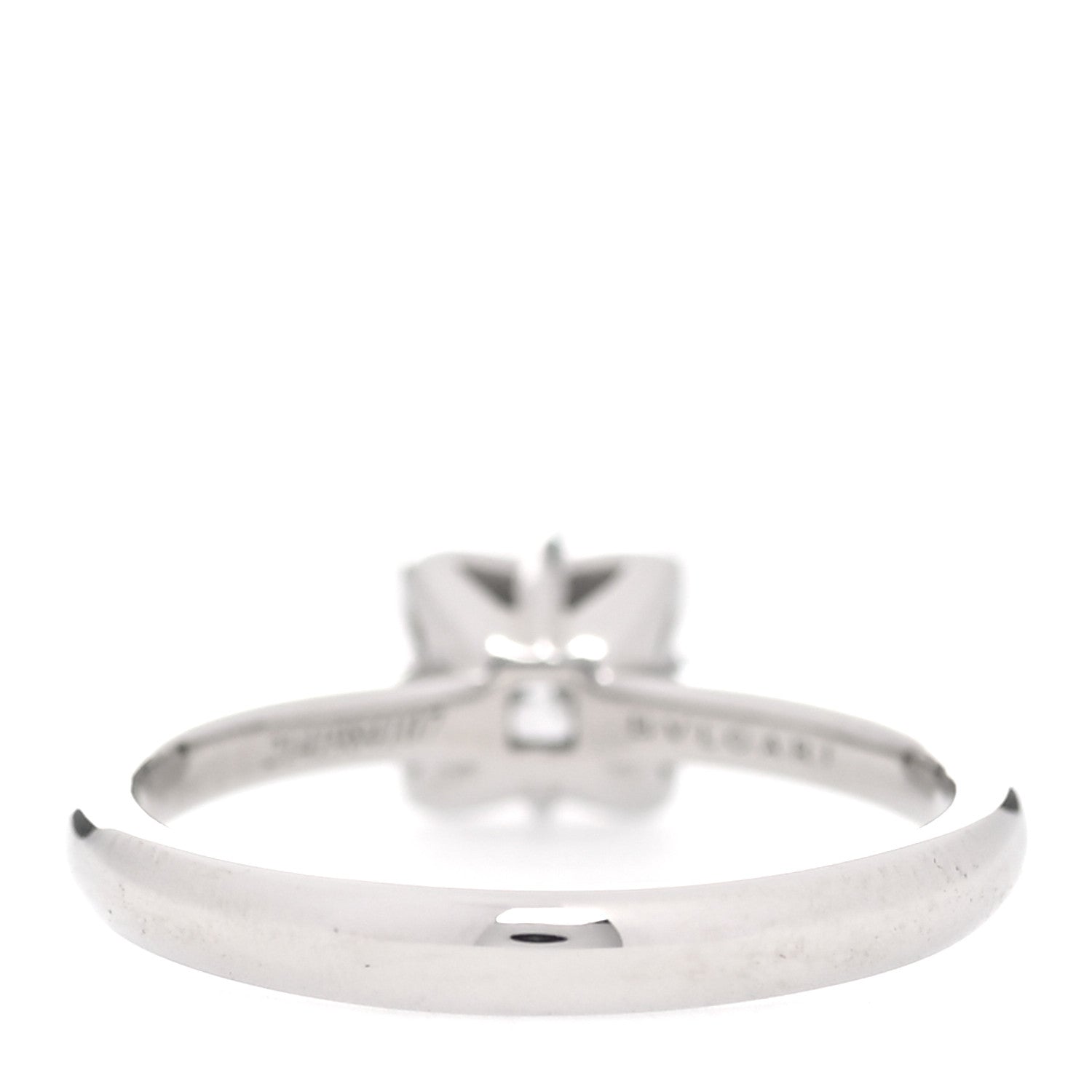 Bulgari Platinum Diamond .32ct Dedicata a Venezia Solitaire Engagement Ring 49 4.75 3 of 7