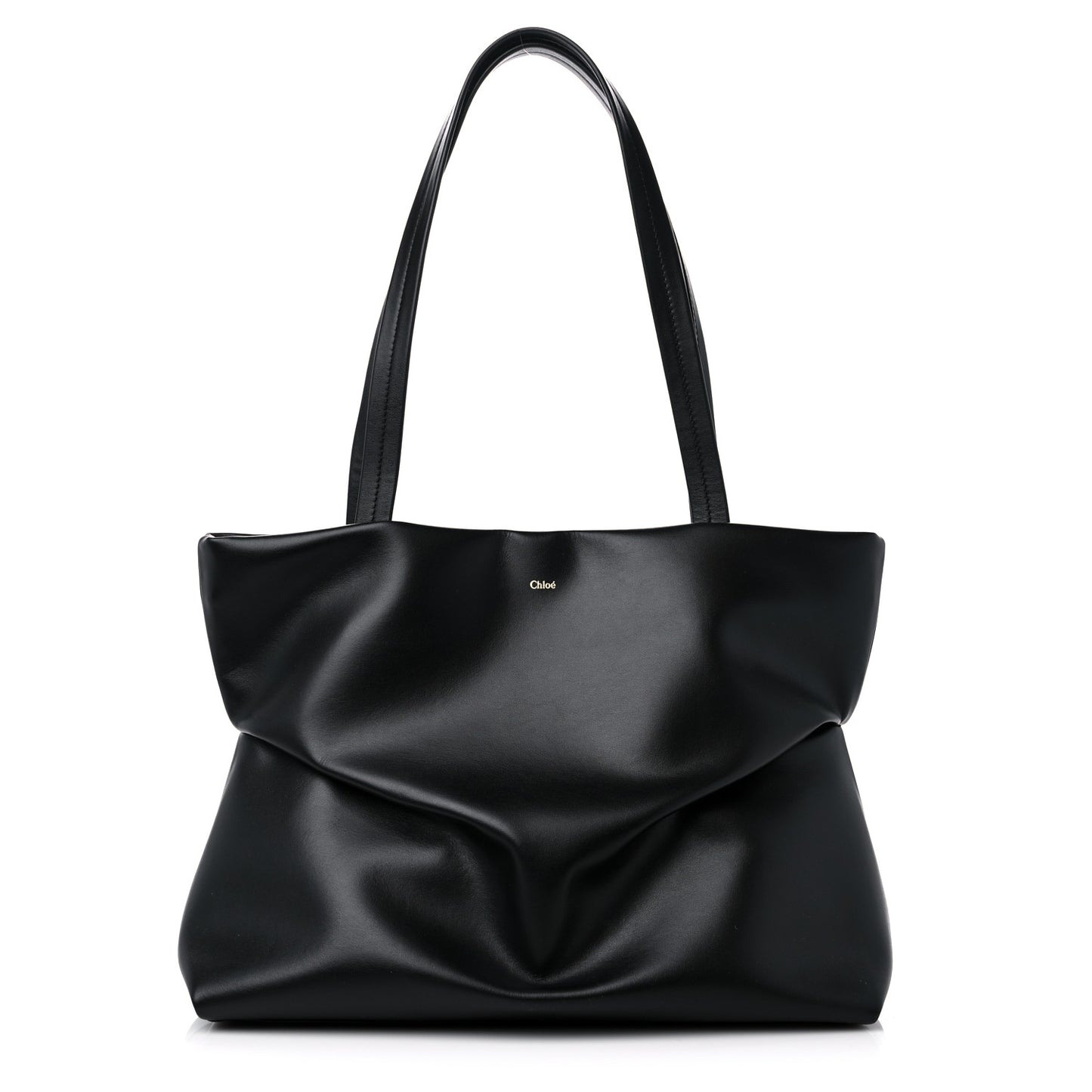 Calfskin Judy East West Tote Black