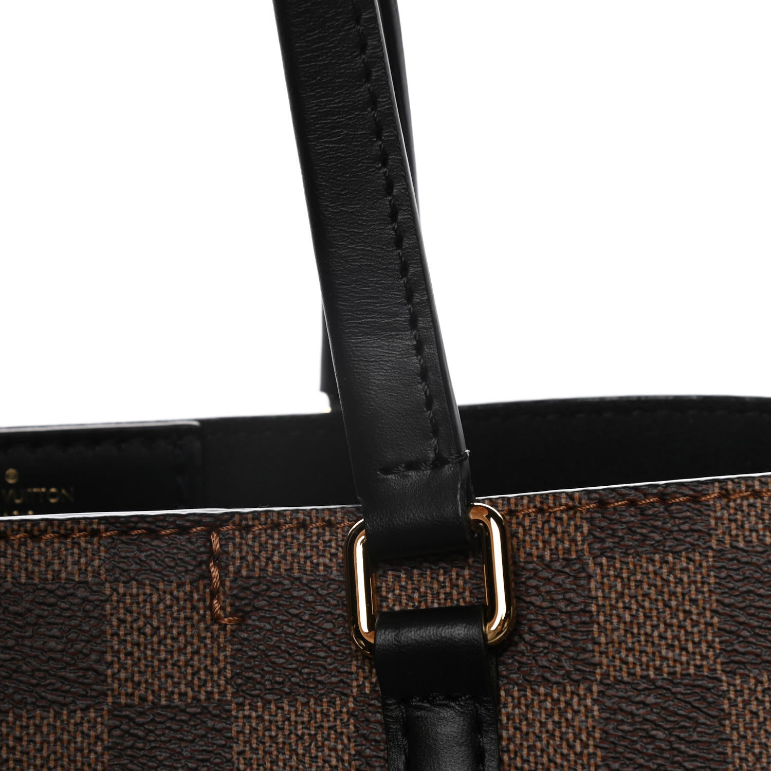 Louis Vuitton Damier Ebene Belmont MM Black 11 of 12