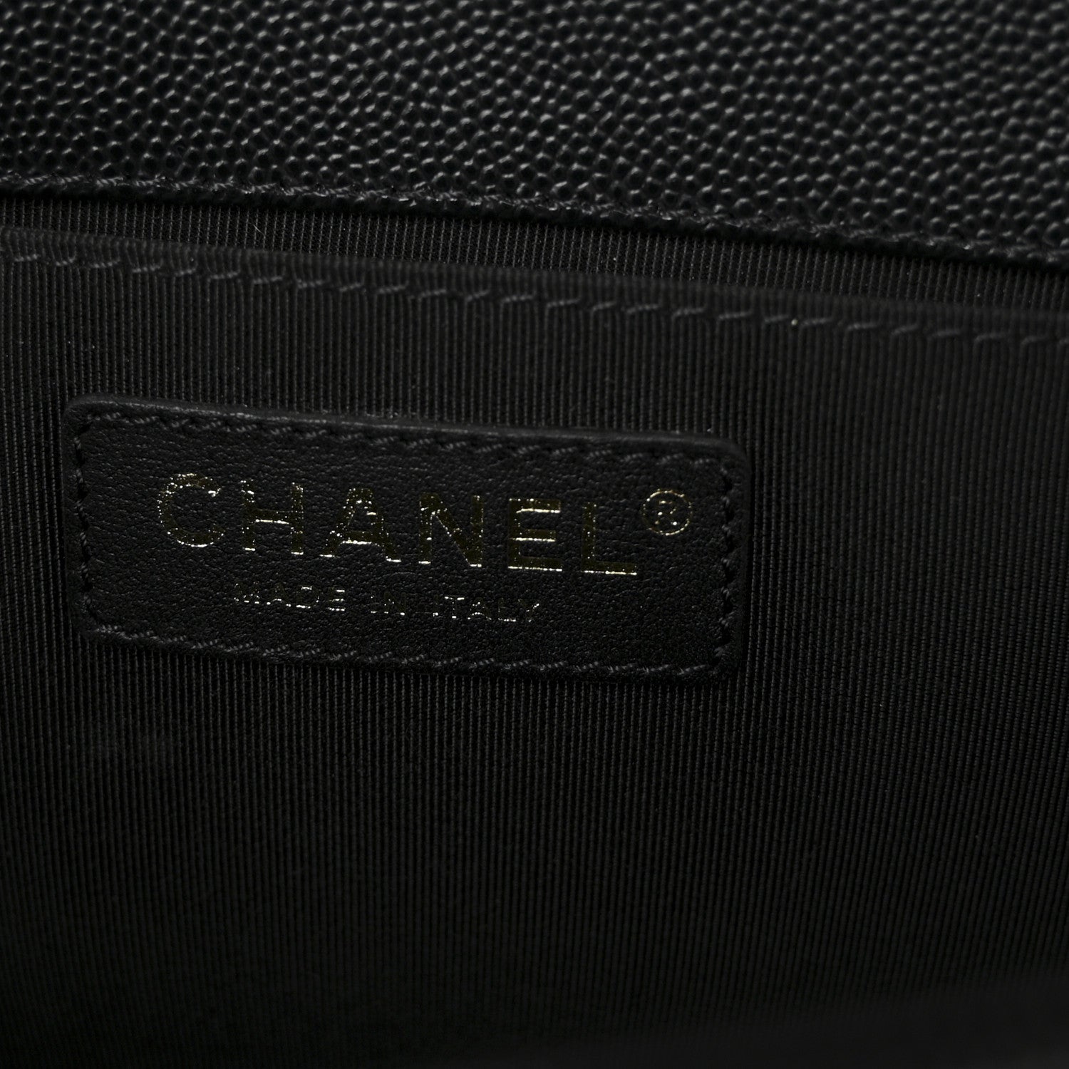 Chanel Caviar Quilted Medium Boy Flap Black 6 of 10