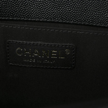 Chanel Caviar Quilted Medium Boy Flap Black 6 of 10