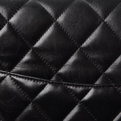 Chanel Lambskin Quilted Large Trendy CC Dual Handle Flap Bag Black 10 of 16