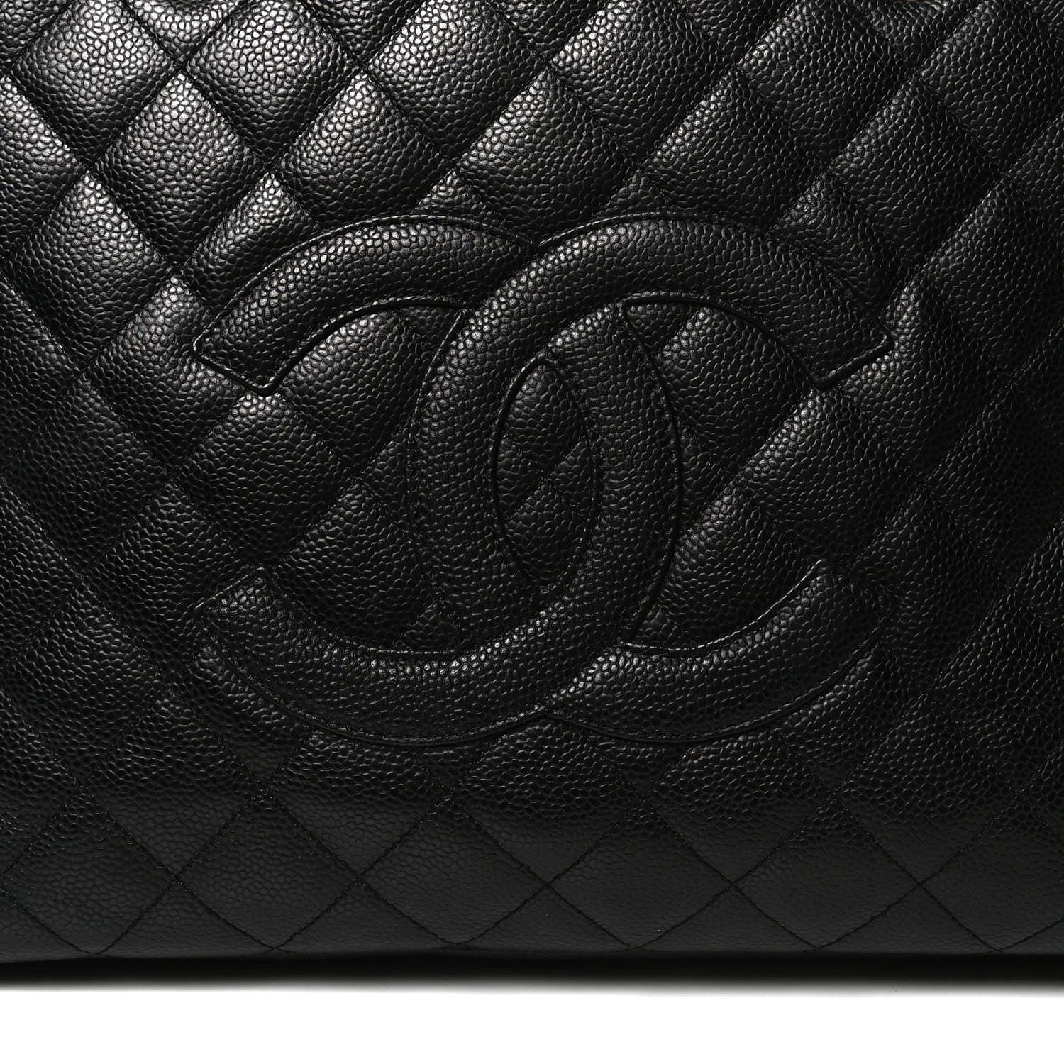 Chanel Caviar Quilted Grand Shopping Tote GST Black 10 of 10