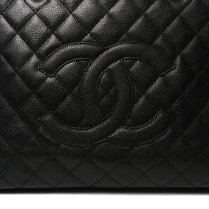 Chanel Caviar Quilted Grand Shopping Tote GST Black 10 of 10