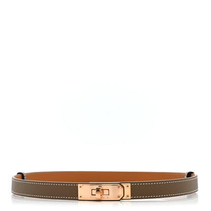 Hermes Epsom Kelly Belt Etoupe Etoupe 1 of 4