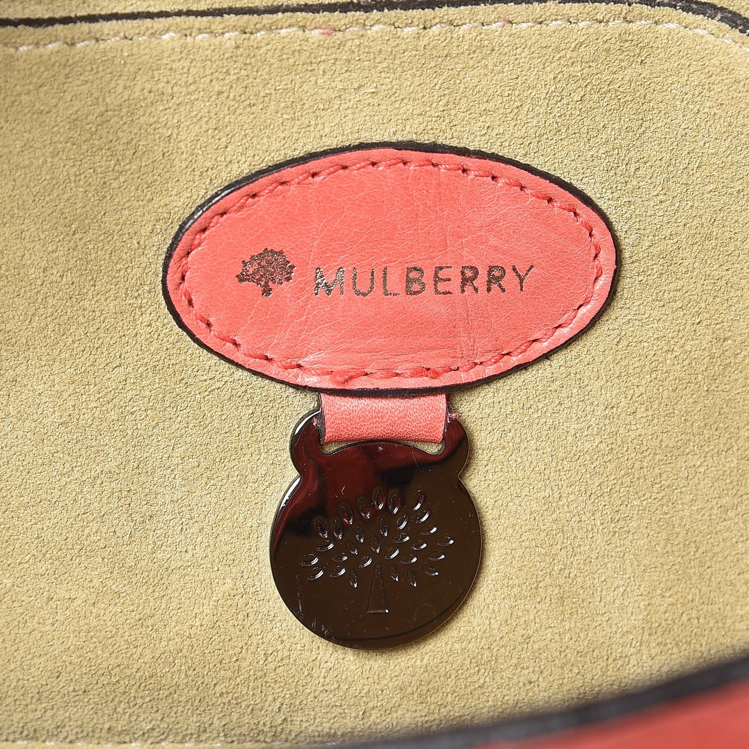 Mulberry Natural Leather Bayswater Coral 8 of 16
