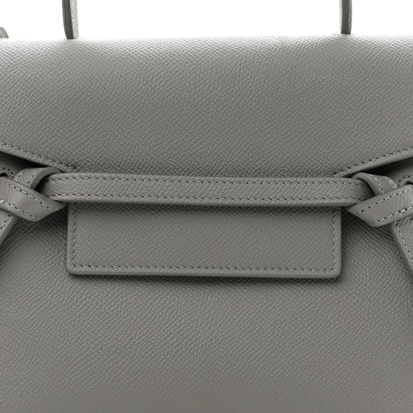 Grained Calfskin Nano Belt Bag Cloud