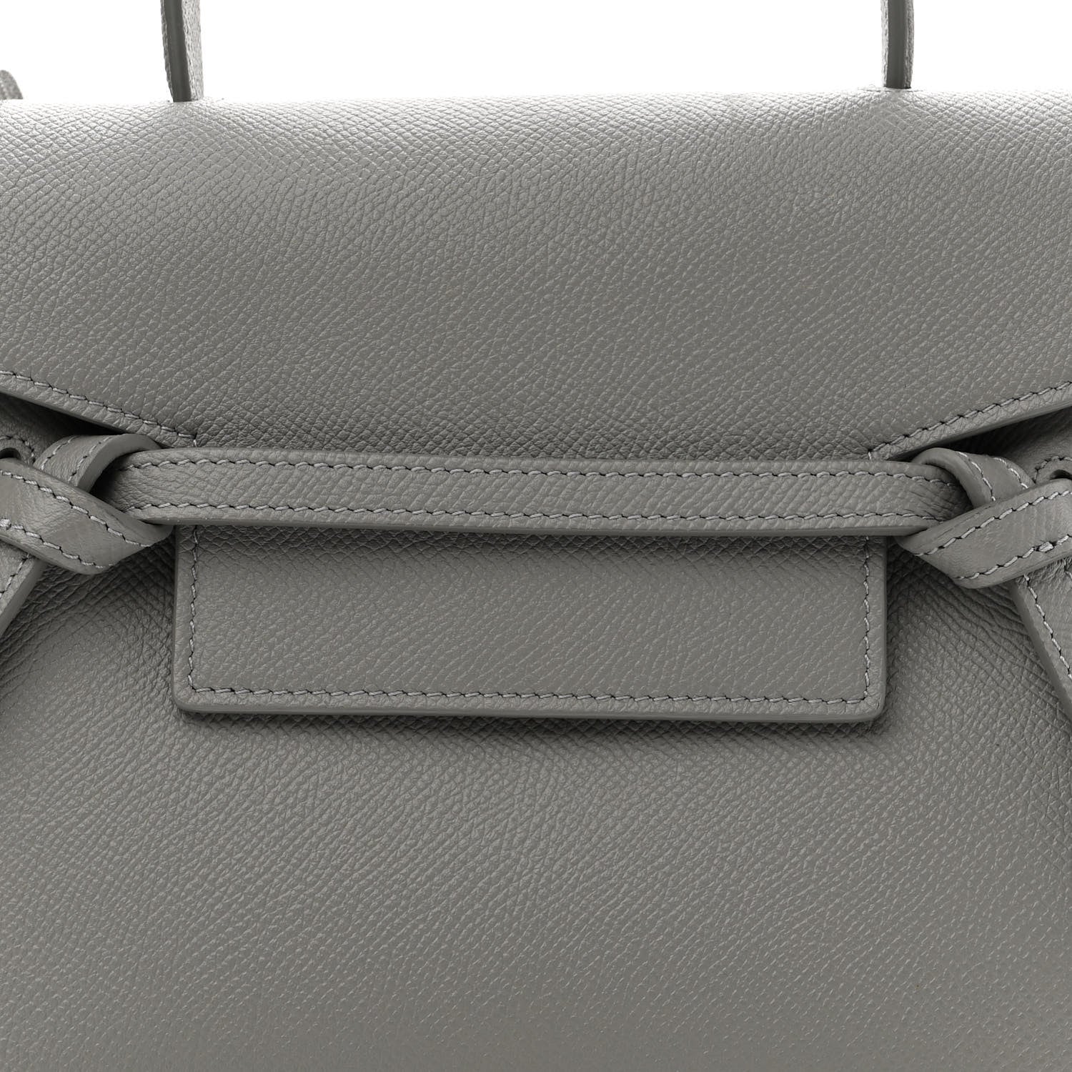 Celine Grained Calfskin Nano Belt Bag Cloud 7 of 10