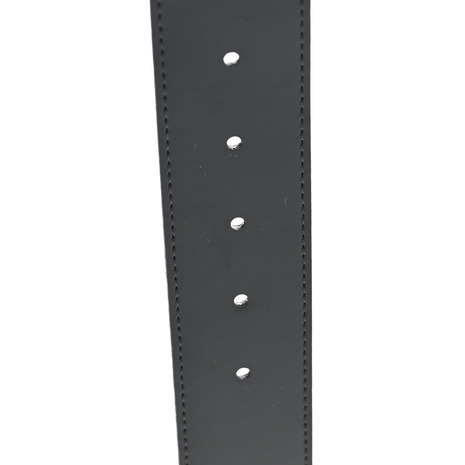 Louis Vuitton Monogram Eclipse Taigarama 40mm LV Initiales Reversible Belt 90 36 Black 4 of 5