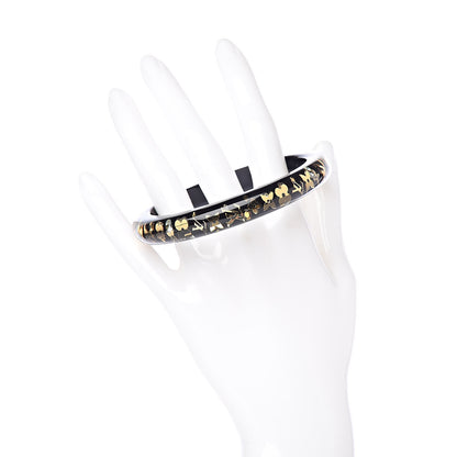 Louis Vuitton Resin Swarovski Medium Inclusion Bracelet PM Black 2 of 3