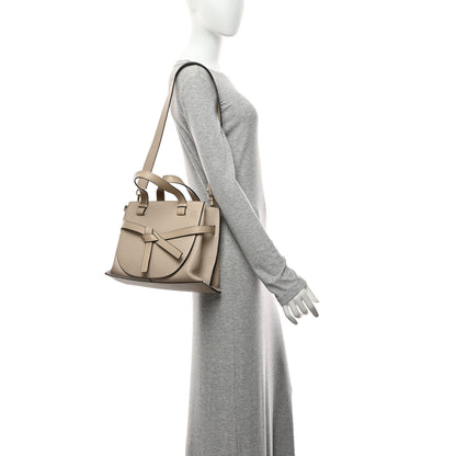 Loewe Calfskin Mini Gate Tote Light Oat 2 of 9