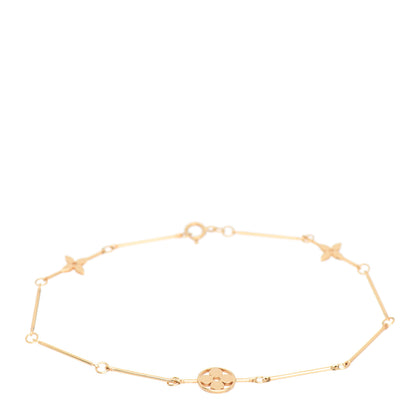 Louis Vuitton 18K Yellow Gold Idylle Blossom Ankle Bracelet 1 of 5