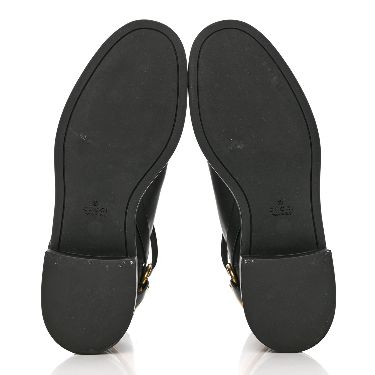 Calfskin Tess Horsebit Ankle Boots 37 Black
