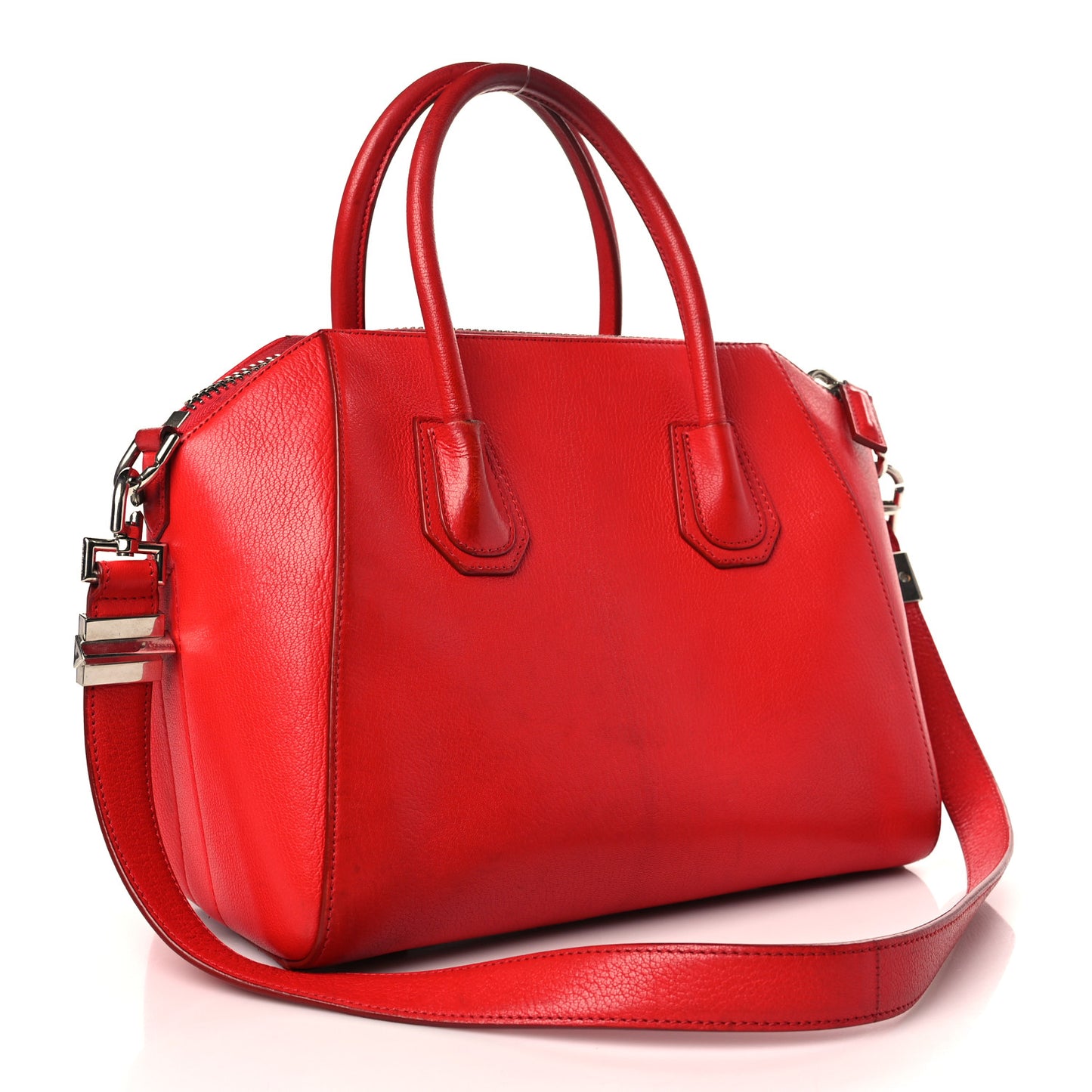Sugar Goatskin Medium Antigona Red