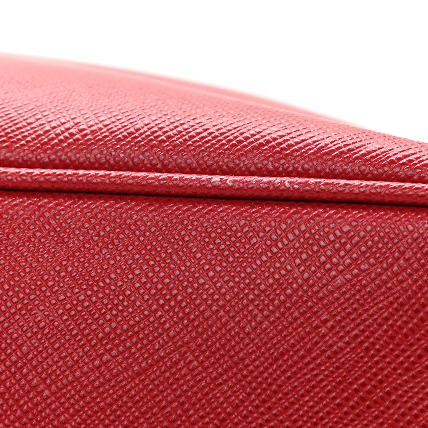 Saffiano Medium Galleria Double Zip Tote Fuoco
