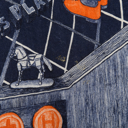 Hermes Cashmere Silk The Game Scarf 100 5 of 7