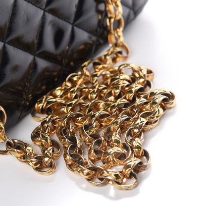 Chanel Patent Quilted Extra Mini Rectangular Flap Black 10 of 21