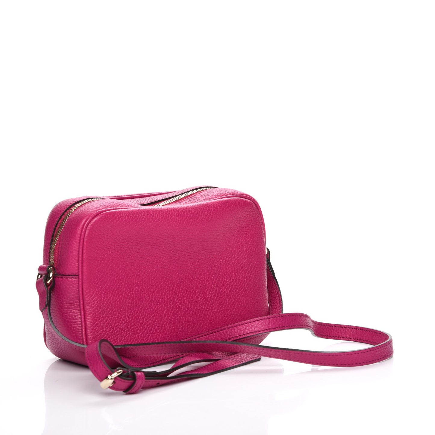 Cellarius Calfskin Small Soho Disco Bag Bright Bouganville