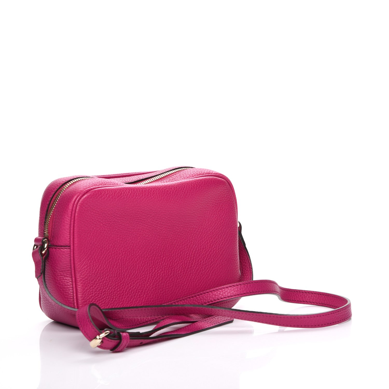 Gucci Cellarius Calfskin Small Soho Disco Bag Bright Bouganville 3 of 7