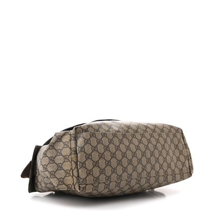 Gucci GG Plus Monogram Messenger Diaper Bag Dark Brown 4 of 13