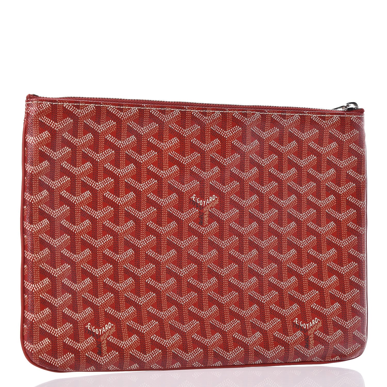 Goyard Goyardine Senat Pochette MM Red 3 of 11
