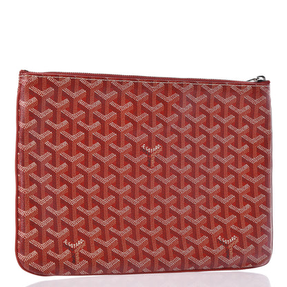 Goyard Goyardine Senat Pochette MM Red 3 of 11