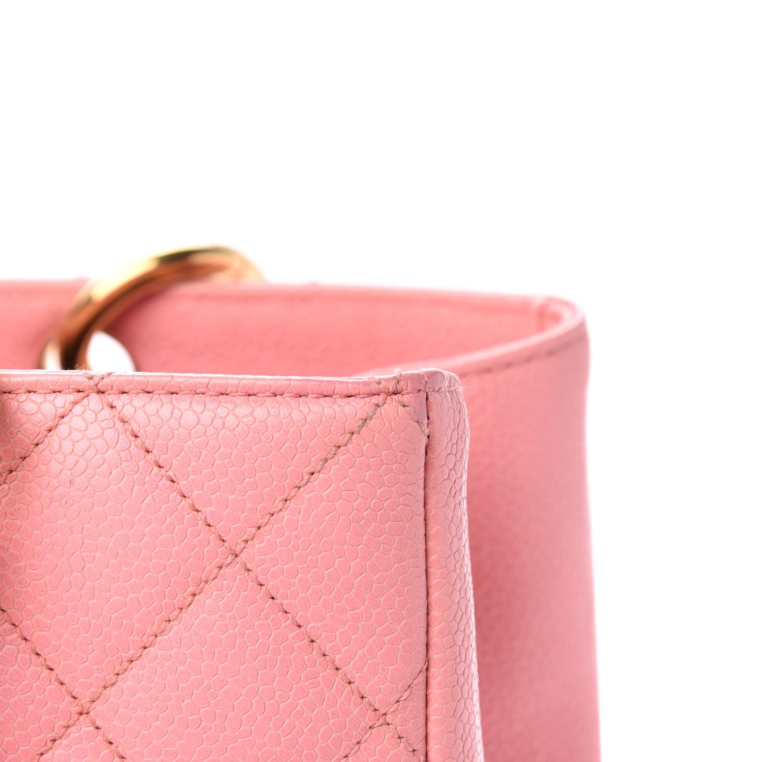 Chanel Caviar Quilted Grand Shopping Tote GST Pink 13 of 15