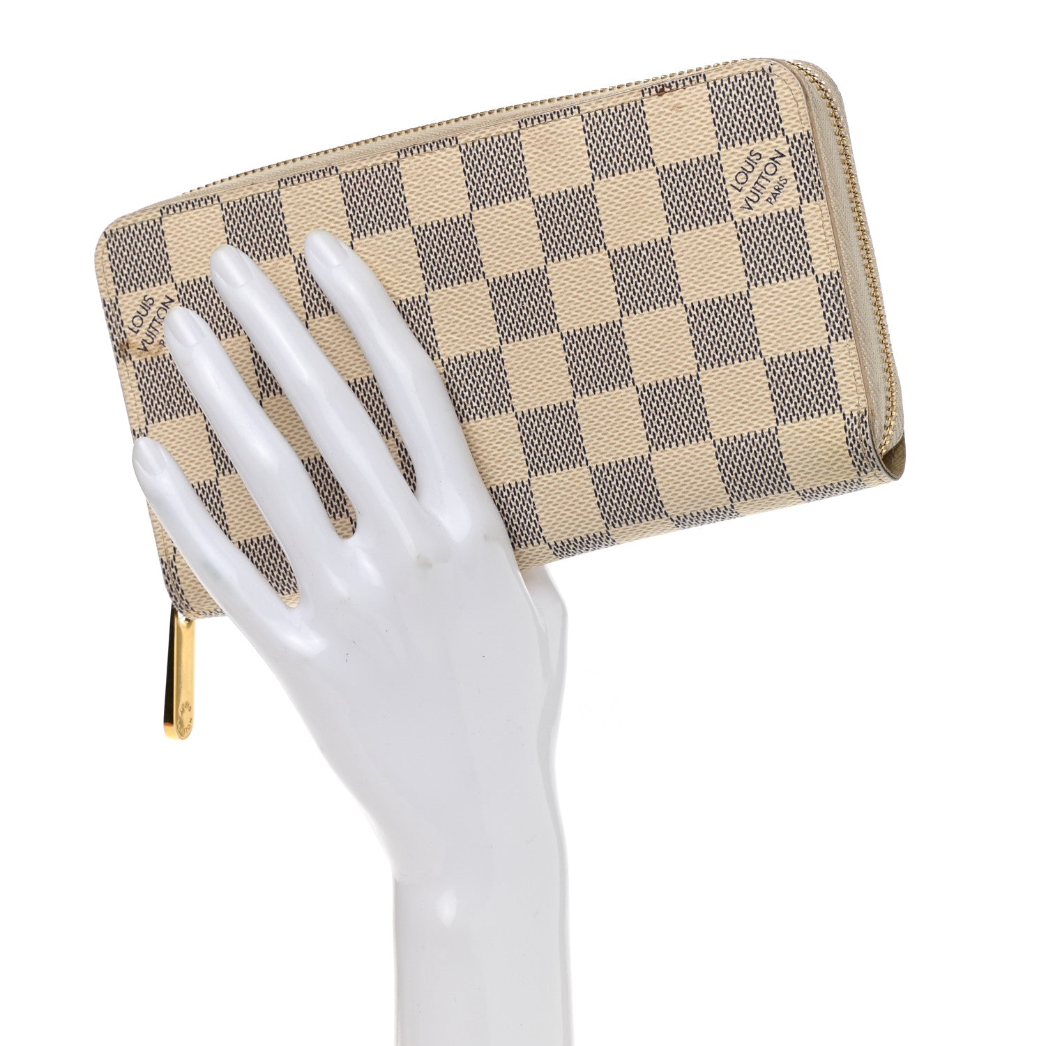 Louis Vuitton Damier Azur Zippy Wallet 2 of 10
