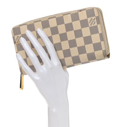Louis Vuitton Damier Azur Zippy Wallet 2 of 10