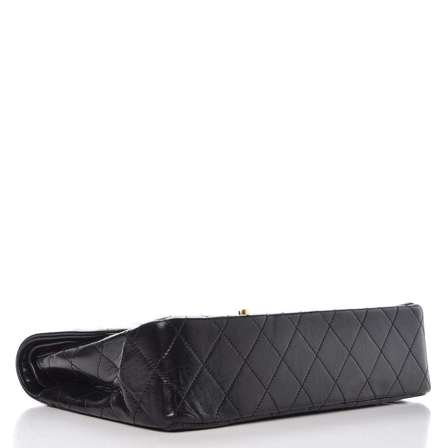 Chanel Lambskin Quilted Medium Double Flap Black 5 of 11