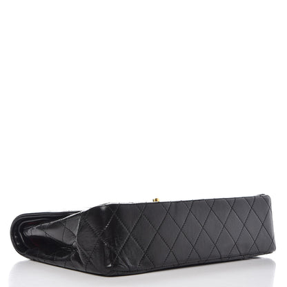 Chanel Lambskin Quilted Medium Double Flap Black 5 of 11